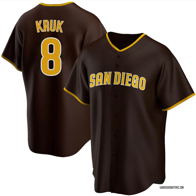 Youth John Kruk San Diego Padres Replica White Home Cooperstown
