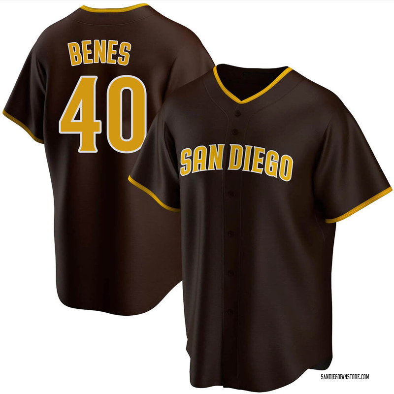 Andy Benes Women's San Diego Padres Alternate Jersey - Tan/Brown Authentic