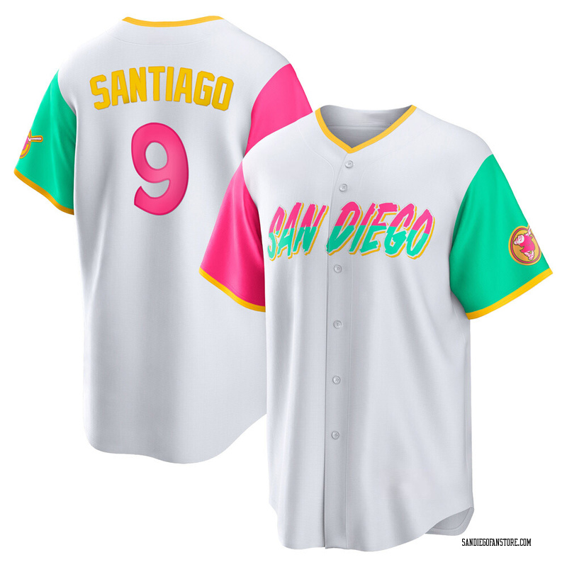 Youth Benito Santiago San Diego Padres Replica Black Golden Alternate Jersey