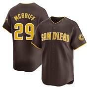 Fred Mcgriff Men's San Diego Padres Away Jersey - Brown Limited