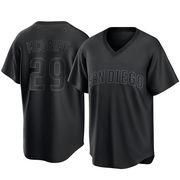 Fred Mcgriff Men's San Diego Padres Pitch Fashion Jersey - Black Replica