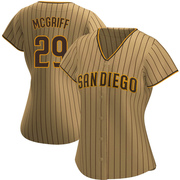 Fred Mcgriff Women's San Diego Padres Alternate Jersey - Tan/Brown Authentic