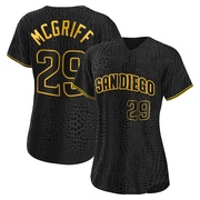 Fred Mcgriff Women's San Diego Padres Snake Skin City Jersey - Black Replica