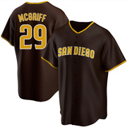 Fred Mcgriff Youth San Diego Padres Road Jersey - Brown Replica