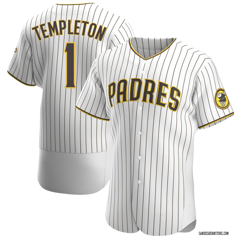 Garry Templeton Men's San Diego Padres Home Jersey - White/Brown Authentic