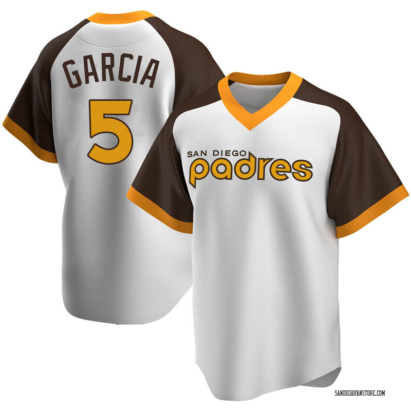 Women's Greg Garcia San Diego Padres Replica Brown Road Jersey