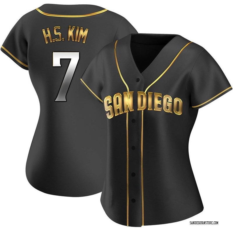 Men's Ha-Seong Kim San Diego Padres Replica Brown Sand/ Alternate