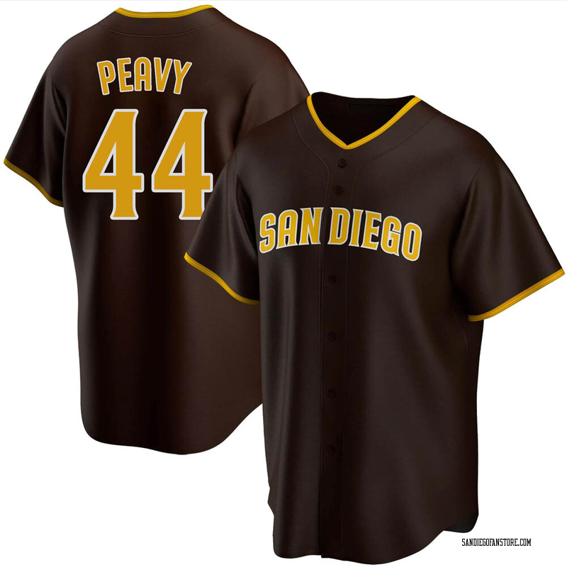 Youth Jake Peavy San Diego Padres Replica White Home Cooperstown