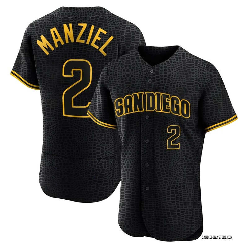 Johnny Manziel San Diego Padres Men's Baseball Jersey Size 52 Majestic  White