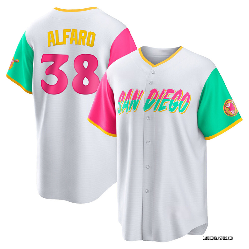Jorge Alfaro Youth San Diego Padres 2022 City Connect Jersey - White Replica