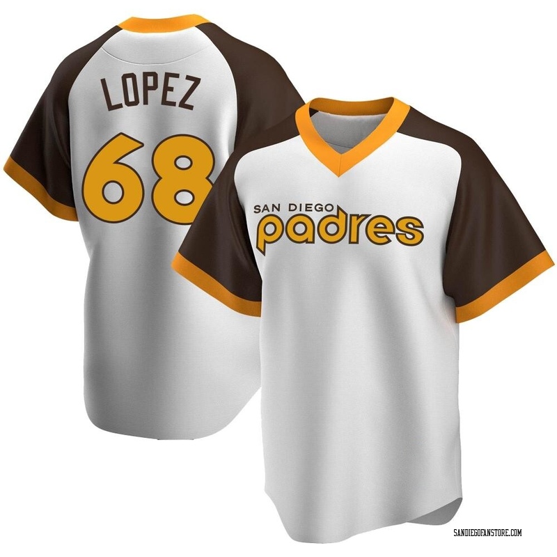 Women's Jose Lopez San Diego Padres Replica Brown Tan/ Alternate