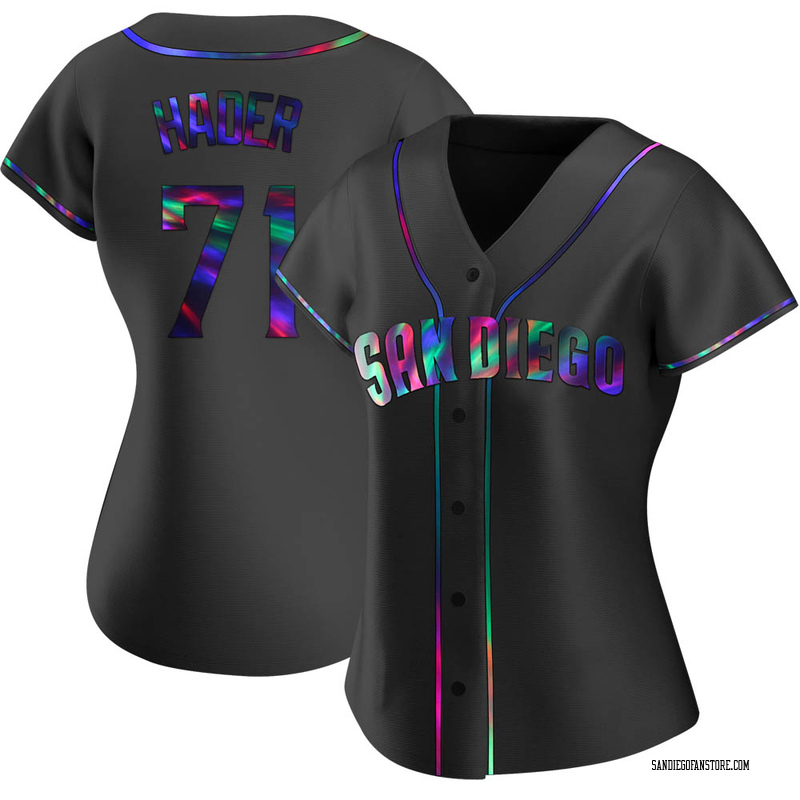 Josh Hader Women's San Diego Padres Alternate Jersey - Black Holographic  Replica