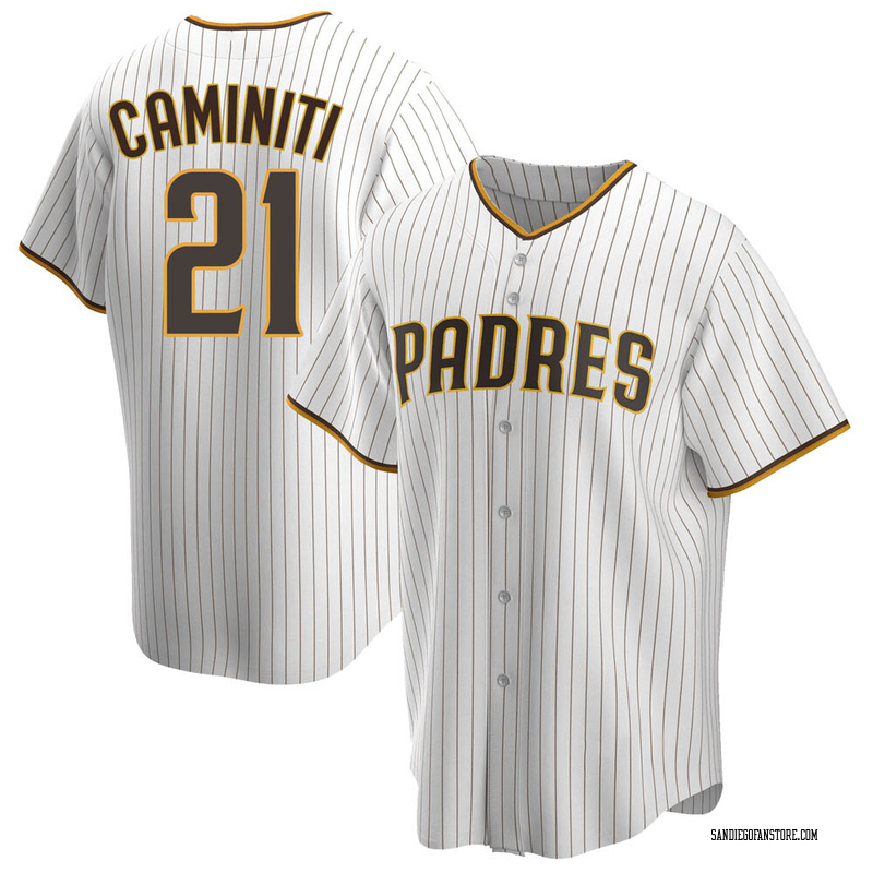 Men's Ken Caminiti San Diego Padres Replica Black Pitch Fashion Jersey