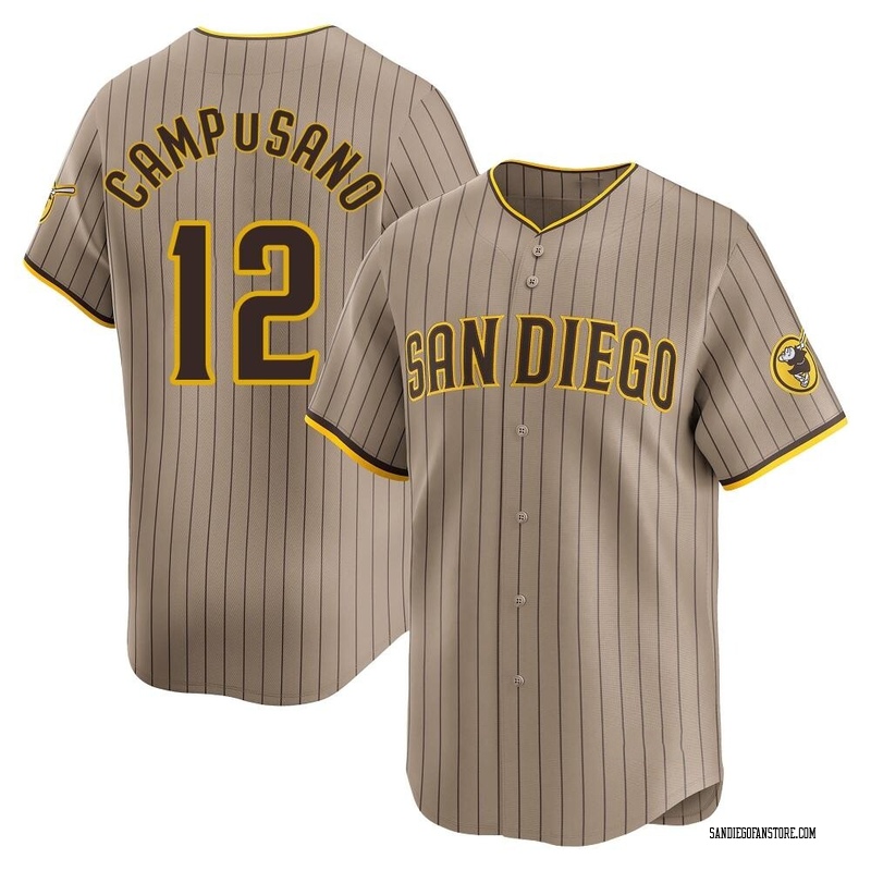 Luis Campusano Men's San Diego Padres Tan Alternate Jersey - Limited