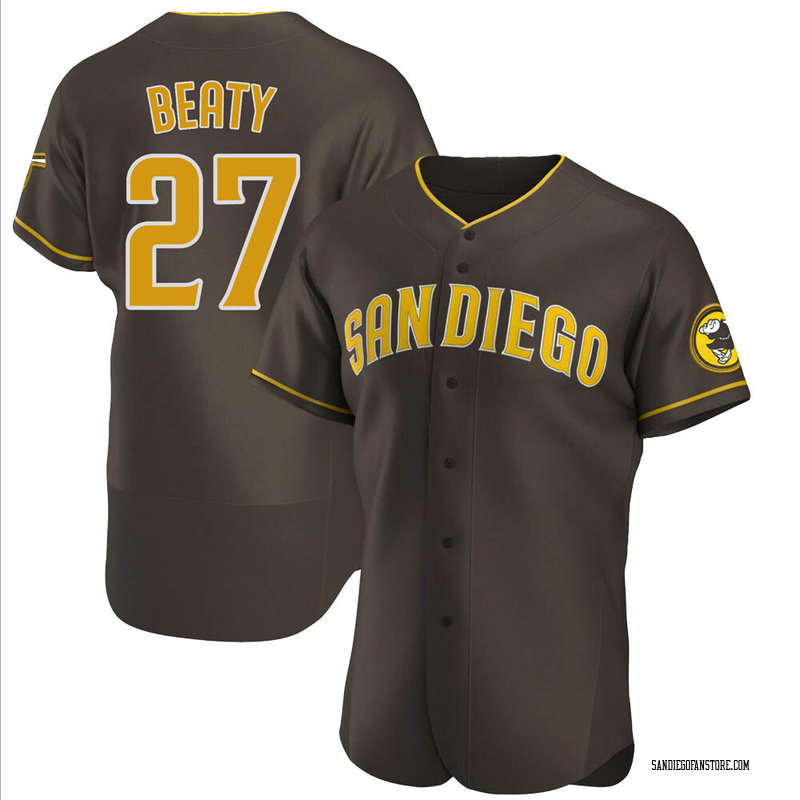 Women's Matt Beaty San Diego Padres Replica Brown Tan/ Alternate Jersey