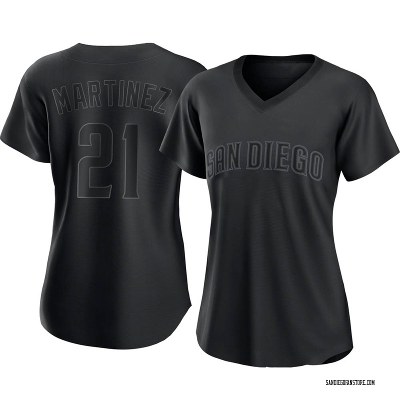 Women's Nick Martinez San Diego Padres Replica Black Pitch Fashion