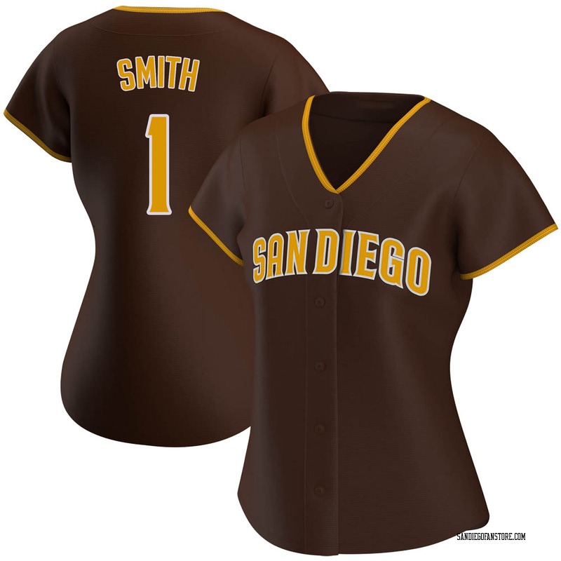 Youth Ozzie Smith San Diego Padres Replica White /Brown Home Jersey