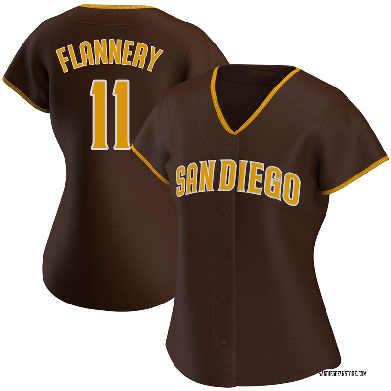 Youth Tim Flannery San Diego Padres Replica White Home Cooperstown