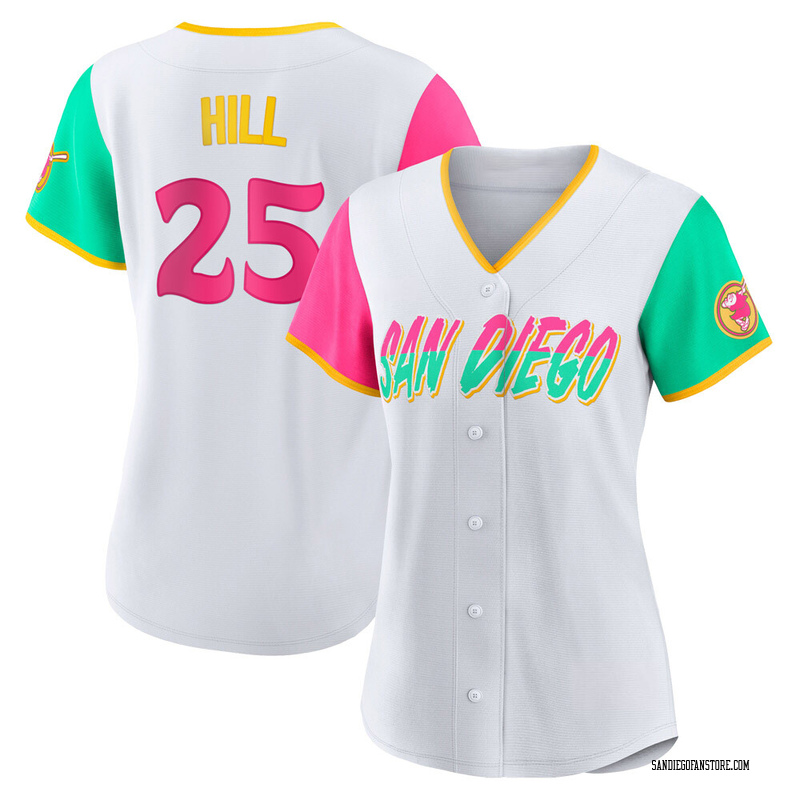 Youth Tim Hill San Diego Padres Replica White Home Cooperstown
