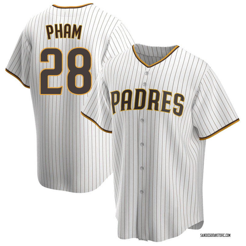 Youth Tommy Pham San Diego Padres Replica White Home Cooperstown Collection  Jersey