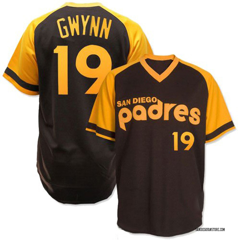 Tony Gwynn 1985 San Diego Padres Home Cooperstown Throwback Men's Jersey