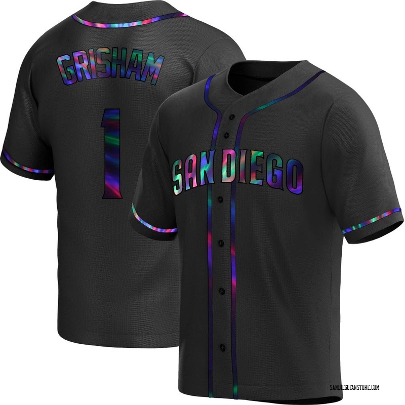 Men's Trent Grisham San Diego Padres Replica Black Holographic