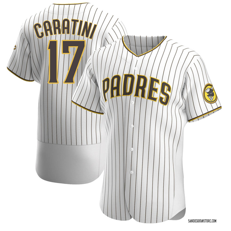 Victor Caratini Men's San Diego Padres Home Jersey - White/Brown Authentic