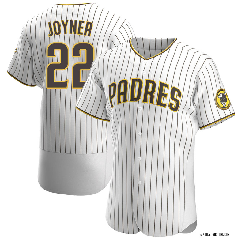 Wally Joyner Men's San Diego Padres Home Jersey - White/Brown Authentic
